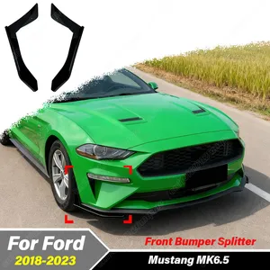 Pour MK6.5 2018 2019 2020 2021 2022 2023 Spoiler de pare-chocs avant, Lame de spoiler avant, Décoration de carrosserie - Product Image 1
