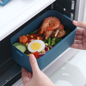 Microwave Safe Durable Food Grade Plastic Tiffin Bento Box With Chopsticks Spoon School Kids Container Food Storage Lunch Box