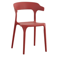 Chaises en plastique agréables, chaise de salle à manger, housse en plastique, chaise de loisirs en plastique