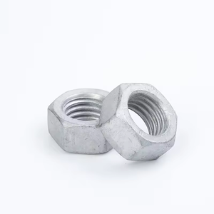 Écrou hexagonal en acier au carbone galvanisé à chaud Dacromet, pour <span class=keywords><strong>tour</strong></span> photovoltaïque externe, DIN934, entièrement fileté, M3-M30 - Product Image 3
