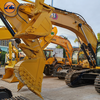 Meilleur prix pour une excavatrice Cat 345 d'occasion de 45 tonnes à vendre avec cabine, garantie d'un an, pour travaux en carrière, en stock, vente flash
