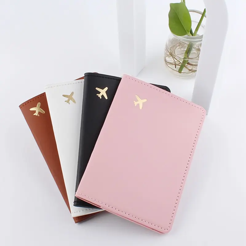 2024 PU Leather Travel Passport Holder and Vaccine Card Holder for Women/Men