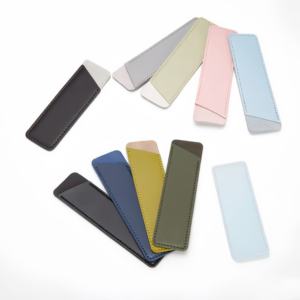 حقيبة جلدية مخصصة للإبداع البسيط PU حقيبة واقية بقلم واحد للكتابة - Product Image 3