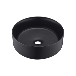 Prix direct usine pas cher rond <span class=keywords><strong>noir</strong></span> mat comptoir lavabo à <span class=keywords><strong>main</strong></span> petite taille personnalisé lavabo en céramique - Product Image 1