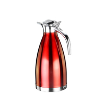 Thermos en acier inoxydable 304 de 2 L, cafetière, bouilloire à thé avec isolation thermique de 24 heures, design moderne pour le camping