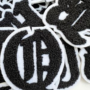 Custom Self Sticker/ Sew on Towel Greek Letter Chenille Embroidery Patch for Clothes - Product Image 2