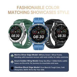 Reloj Inteligente GPS AMOLED de 1.43 Pulgadas con <span class=keywords><strong>Mapa</strong></span> Vectorial Offline, Resistente al Agua 5ATM, Reloj Deportivo para Senderismo al Aire Libre, Disponible <span class=keywords><strong>en</strong></span> Fábrica - Product Image 2