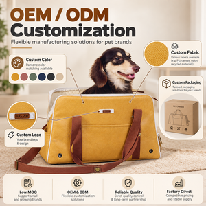 Bolsa de Transporte para Perros y Gatos, Personalizable con Logotipo, MOQ Bajo, Portátil, para Perros Pequeños y Gatos, Uso en Viajes y Exteriores, OEM y ODM - Product Image 2