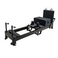Machine de Pilates Reformer en alliage d'aluminium, lit de Pilates silencieux à glissière avec accessoires complets pour la maison et le studio de yoga