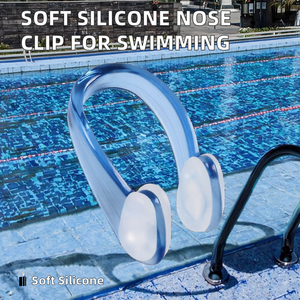 Pince-nez en Silicone professionnel pour Sports nautiques doux étanche nez lunettes de plongée maillot de bain bonnet de bain palmes de bain bouée de traction de natation - Product Image 4