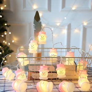Hot xuyên biên giới Bán Led Santa Claus trang trí Snowman chuỗi không thấm nước Pin hoạt động giáng sinh phòng - Product Image 2