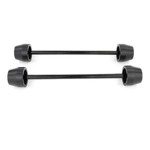 Waximoto เหมาะสำหรับ <span class=keywords><strong>Triumph</strong></span> Tiger <span class=keywords><strong>800</strong></span> <span class=keywords><strong>XC</strong></span> 2011-2018หลังการขายรถจักรยานยนต์ป้องกันล้อเลื่อนล้อหน้า - Product Image 1