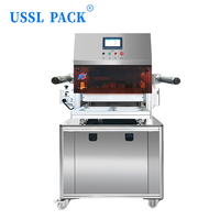 DF-580 Stabiele Vacuümverpakkingsapparatuur voor supermarkten, kleine batches, versproducten verpakken, automatische tray-sealmachine