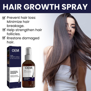 Spray para el Cabello de Efecto Rápido a Base de Hierbas OEM, Fórmula <span class=keywords><strong>2</strong></span> en 1 con Escualano, Formato Líquido Unisex, Modelo 003 para Adultos - Product Image 4