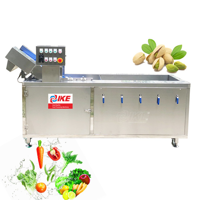Bubble Food Ozone Washing Machine IKE Provided Fruit and Vegetable Cleaning Machine Automatic Fruit Washer Price 1 Unit