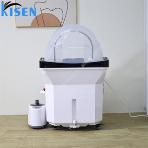 Kisen - Lavabo Portátil para Champú sin Plomería con Circulación de Agua y Función de Vapor, Diseño Innovador, Spa Capilar Ligero - Product Image 5