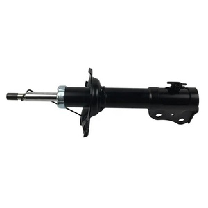 BESTPRICE 2x Amortiguador De Gas A Presión Puntal Delantero Bitubo Incl. Soporte De Puntal Y Kit De Protección Contra El Polvo, Compatible Con FIAT PANDA (169