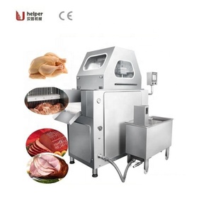 Ligne de production industrielle d'injection de saumure et de tumbling sous vide pour la marinade des poitrines de poulet, des ailes de poulet et des poulets entiers - Product Image 2