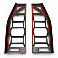 Cubierta Decorativa para Luz Trasera Estilo Mecha de ABS para Jetour T2 Traveller, Protector de Lámpara Trasera, Accesorios de Modificación Exterior 2023-2026