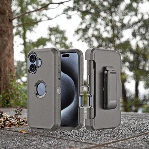 Defender Holster casing ponsel untuk 12 Pro Max 11 Pro Max, sabuk desain Armor isi daya nirkabel kasar TPU + PC tugas berat - Product Image 3