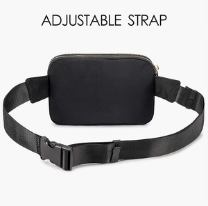 YIKU Custom Wholesale Sport <strong>Nylon</strong> Fanny Pack <strong>Crossbody</strong> Mini Yoga Lulu <strong>Bag</strong> Belt <strong>Bag</strong> Cross Custom Fanny Pack Waist <strong>Bag</strong> for Women - Product Image 3