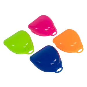 Colorful Plastic Dental Orthodontic Teeth Mouth Guard Denture Storage Box Retainer Case