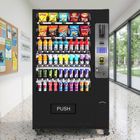Distributeur automatique intelligent personnalisé ZhongDa avec gestion basée sur le cloud via SDK et options de paiement multiples pour les snacks et les boissons