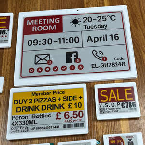 Oferta Especial: Etiqueta Electrónica de Precio para Estantes, Etiqueta Electrónica ESL para Almacenes y Supermercados - Product Image 1