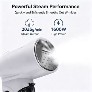 <span class=keywords><strong>Ferro</strong></span> da Stiro a Vapore Portatile 3000Pa con Potente Aspirazione per Rapida Rimozione delle Pieghe, <span class=keywords><strong>Ferro</strong></span> Elettrico per Vestiti - Product Image 6