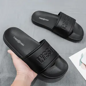 OEM Custom Slippers Men 3d Printed Slippers PVC Footwear Slides Custom Brand Sandal Designers Custom Slides with Logo