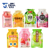Konjac Gelée De Fruits Gélatine Yaourt Miel Lait Fromage Santé Snack Emballage 3 Sachet Côté Automatique Poche/Sac Machines D'emballage