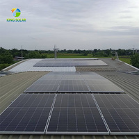 Système de montage solaire sur toit KINGSOLAR OEM certifié CE ISO, mini rail pour toit en métal