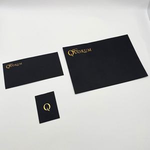 Luxury Black Matte Envelope Logo <b>Gloss</b> A5 Gift Card Envelope Cutting Die - Product Image 4