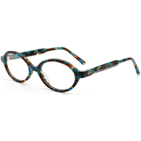 Monture de lunettes optiques ovales rétro populaires Elan Optical YB6613, unisexe, en acétate, lunettes optiques écologiques, fourniture directe d'usine