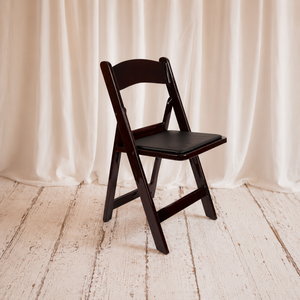 Mahogany Resin Folding <b>Chair</b> for <b>Dining</b> Modern Strength Outdoor Hotel Villa Weddings Banquets Special Events - Product Image 1