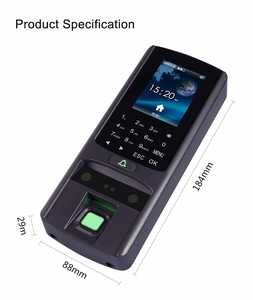 Okul veya ofis katılım kiti parmak izi yüz tanıma kamera erişim kontrol makinesi - Product Image 6