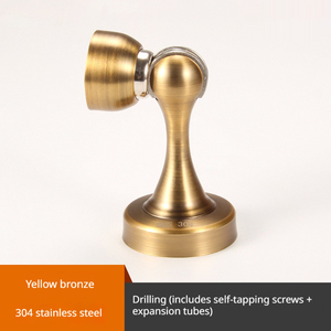 Bloqueur de <span class=keywords><strong>porte</strong></span> magnétique anti-collision en acier inoxydable 304, antivol, fixation au sol, durable, installation facile - Product Image 6