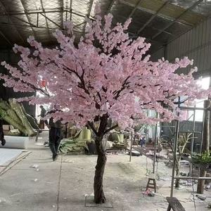 Árbol Artificial de Flores de Cerezo, Árbol de Flores de Melocotón, Adorno Decorativo para Interiores, Decoración para Sala de Estar - Product Image 4