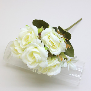 Flores Artificiales de <span class=keywords><strong>Hortensia</strong></span> y Peonía de Estilo Europeo para Decoración del Hogar, Sala de Estar, Mesa y Mesa de Centro, Flores de Plástico - Product Image 6