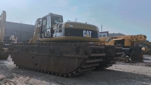 Excavadora anfibia Usec Swampbuggy 320CL/320D Gran estado Caterpillar Original con motor Cummins ENERPAC Bomba hidráulica - Product Image 3