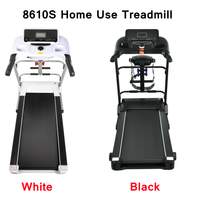 Tapis roulant électrique pliable élégant pour l'entraînement à domicile, équipement de course intelligent pour la remise en forme en intérieur