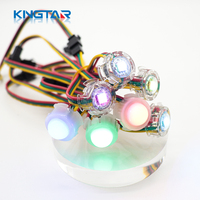 KINGTAR Amusement DC5V WS2811 20mm Smart RGB Programmable Magic Color LED Pixel Décoratif Point Lumineux Panneau Publicitaire