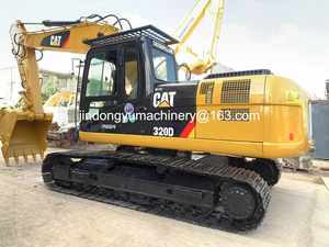 Excavatrice CAT 320D d'occasion d'origine japonaise, faible nombre d'heures de travail, usine d'excavatrices CAT d'occasion - Product Image 2