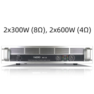 Di alta qualità portatile <span class=keywords><strong>2</strong></span> canali AK-3.0 <span class=keywords><strong>2</strong></span>*300W 2U amplificatore di potenza 8ohm fase doppio canale amplificatore di potenza per sistema audio - Product Image 4