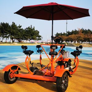 Vélo-bar de loisirs pour 7 personnes, en alliage d'aluminium, personnalisable, pour fêtes et visites touristiques - Product Image 3