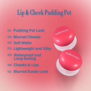 Neuer Multifunktionaler Weicher Lippen- und Wangen-Pudding <span class=keywords><strong>2</strong></span>-in-1 Lippenstift und Mattierender Lipgloss - Product Image 5