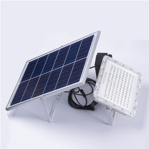 庭の中庭の建物の壁のために太陽エネルギーfocos focosは60W100W150ワットfocosIP66ソーラーフラッドライトを導きました - Product Image 5