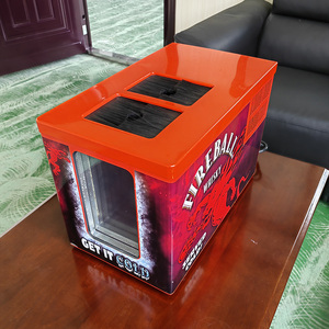 SD05 Customized -18C Comptoir Vin Glacé <span class=keywords><strong>Vodka</strong></span> Teguila <span class=keywords><strong>Congélateur</strong></span> Mini Double Bouteilles <span class=keywords><strong>Congélateur</strong></span> Bar Spiritueux Réfrigérés Affichage <span class=keywords><strong>Congélateur</strong></span> - Product Image 2