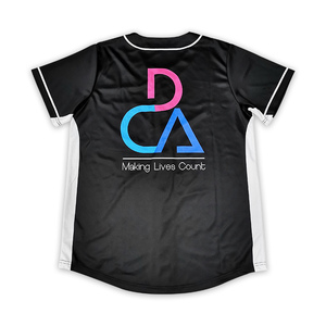 เสื้อเบสบอลเยาวชนทีมสโมสรพิมพ์ลายซับลิเมชันออกแบบได้ตามต้องการ - Product Image 3