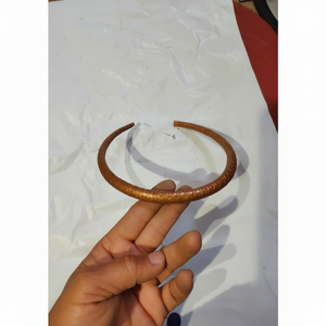 Custom Made Brass Polka Dot Design Embossed Metal Chokers Suitable for Native Jewelry Designers and Fashion Accessory Stores - Product Image 1